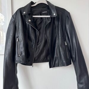 Black Express Motorcycle Jacket